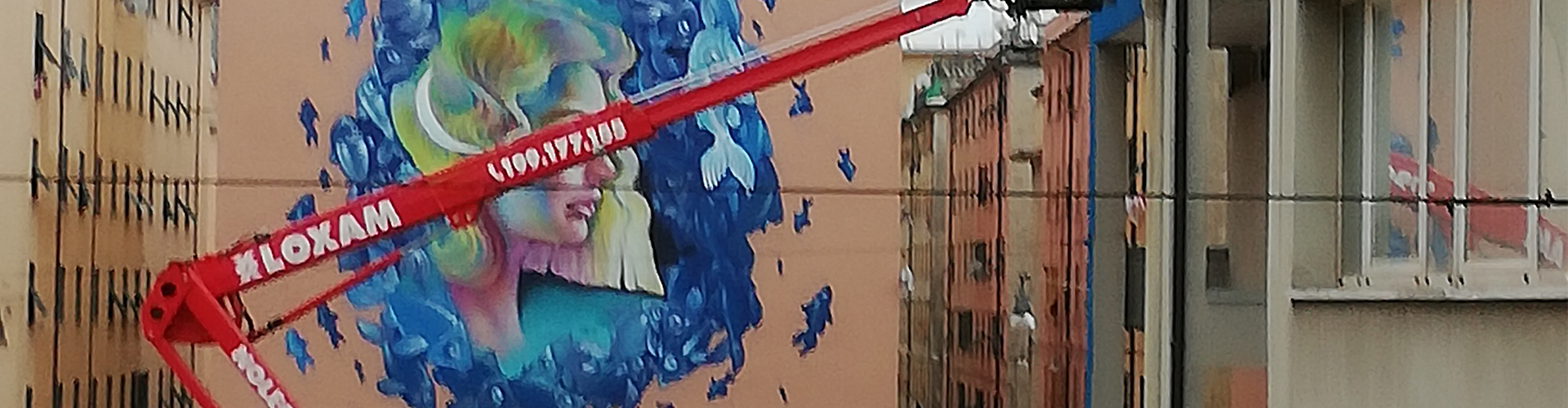 Loxam: street art project “On the wall” in Genova