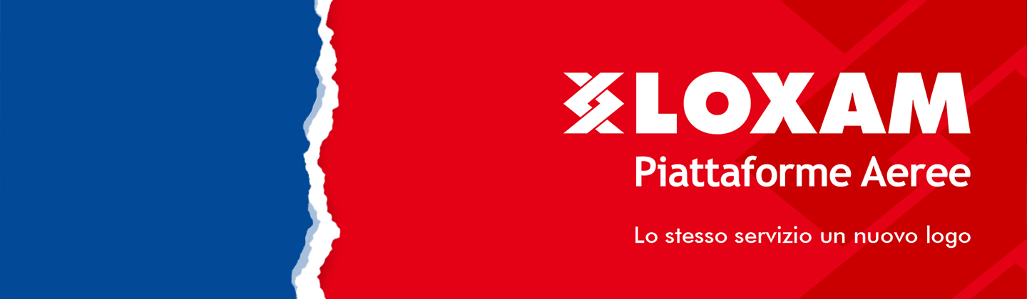 Lo stesso servizio un nuovo logo, arriva LOXAM Piattaforme Aeree